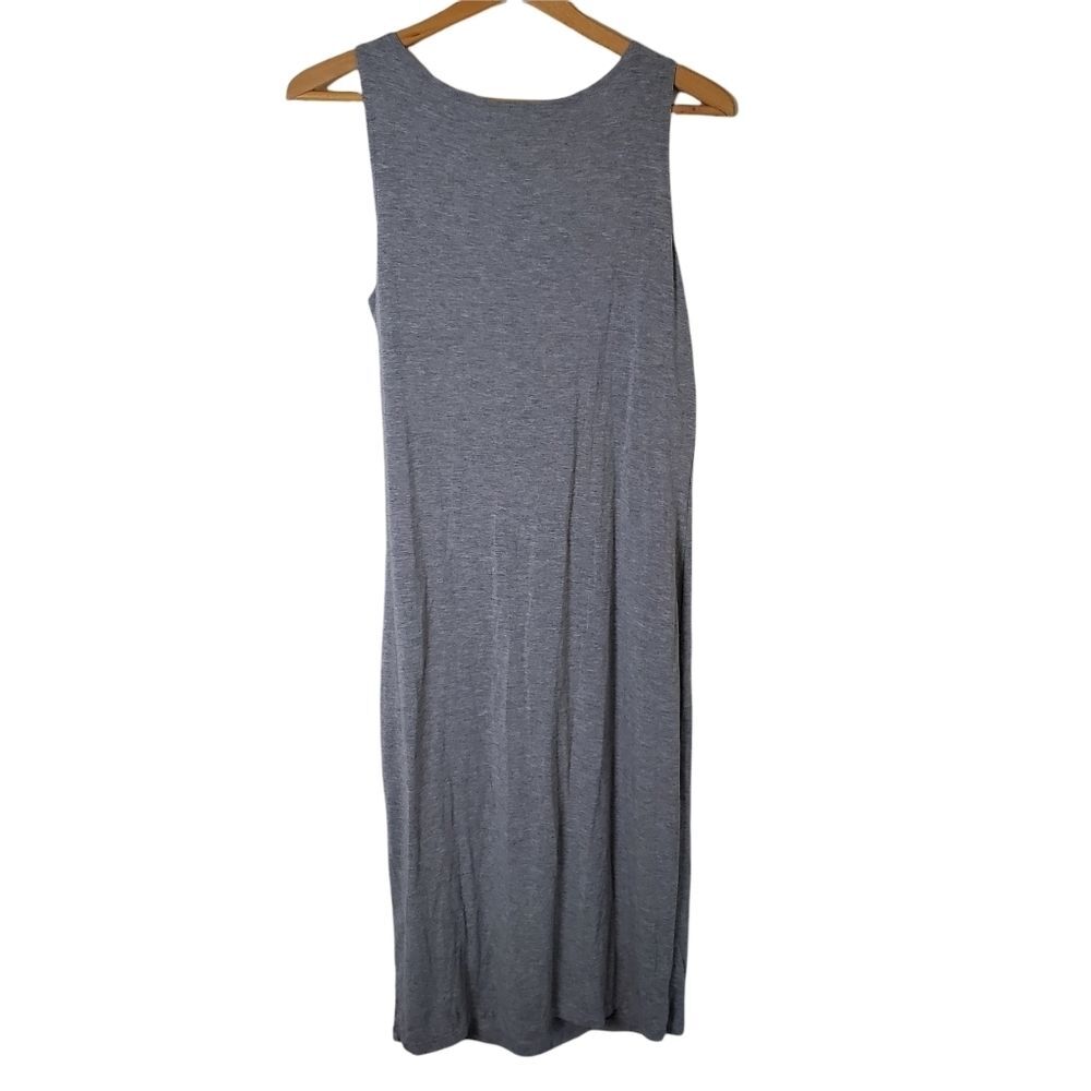 Fabletics Retta Gray Midi Dress Size M - Picture 3 of 6